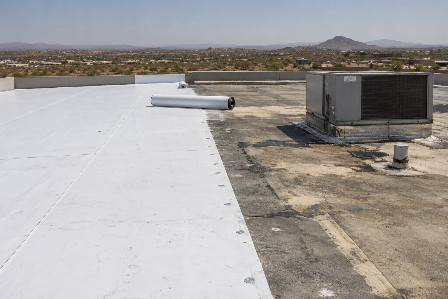 Commercial Roof Recover and Overlay in Lancaster, CA Commercial Roof Recover and Overlay in Lancaster, CA